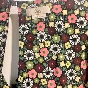 Orla Kiely Retro Floral Peplum Top